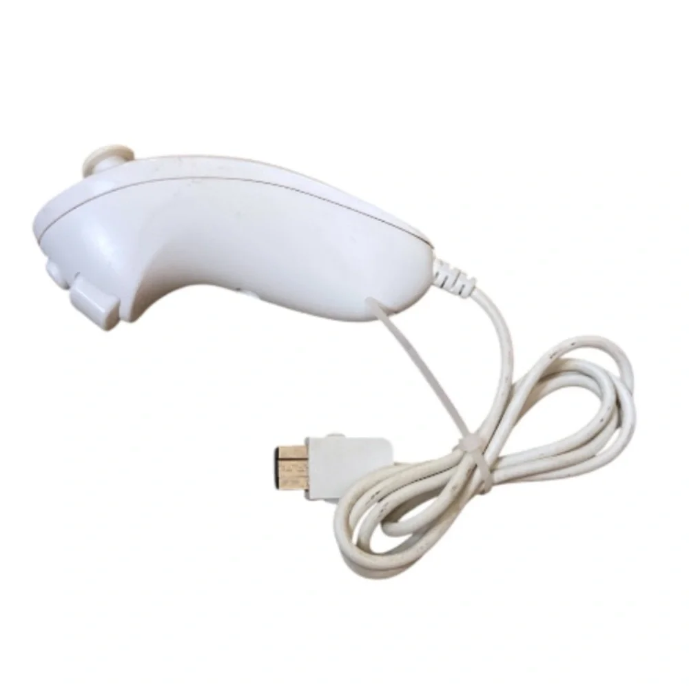 Original Official Nunchuck NINTENDO WII / U Tested (shows wear)!!